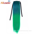 20Inches Silky Straight Ombre Ponytail Clip In Ponytail